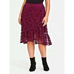 Torrid Faux Wrap Skirt